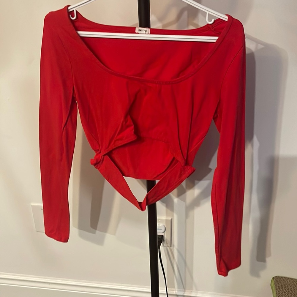 Red Crop Top